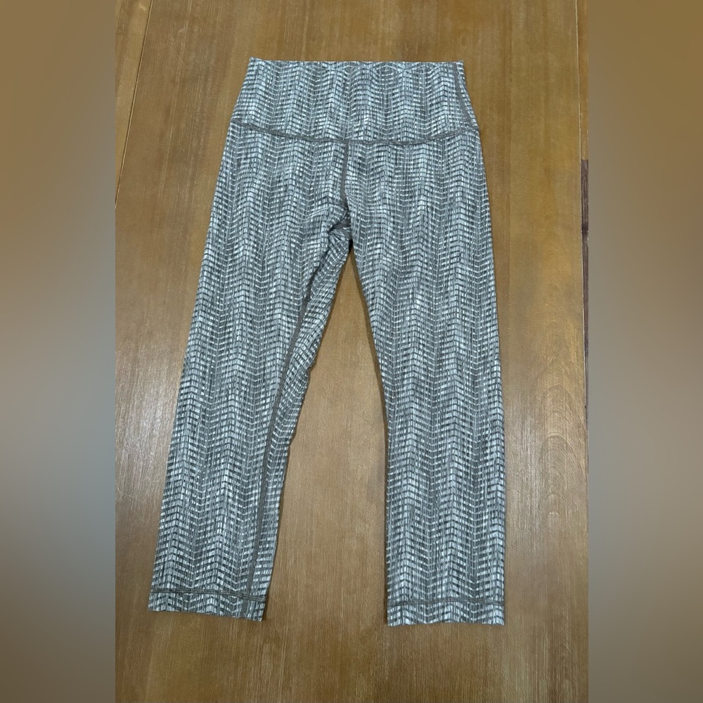 lululemon athletica Black and White Patterned Leggings